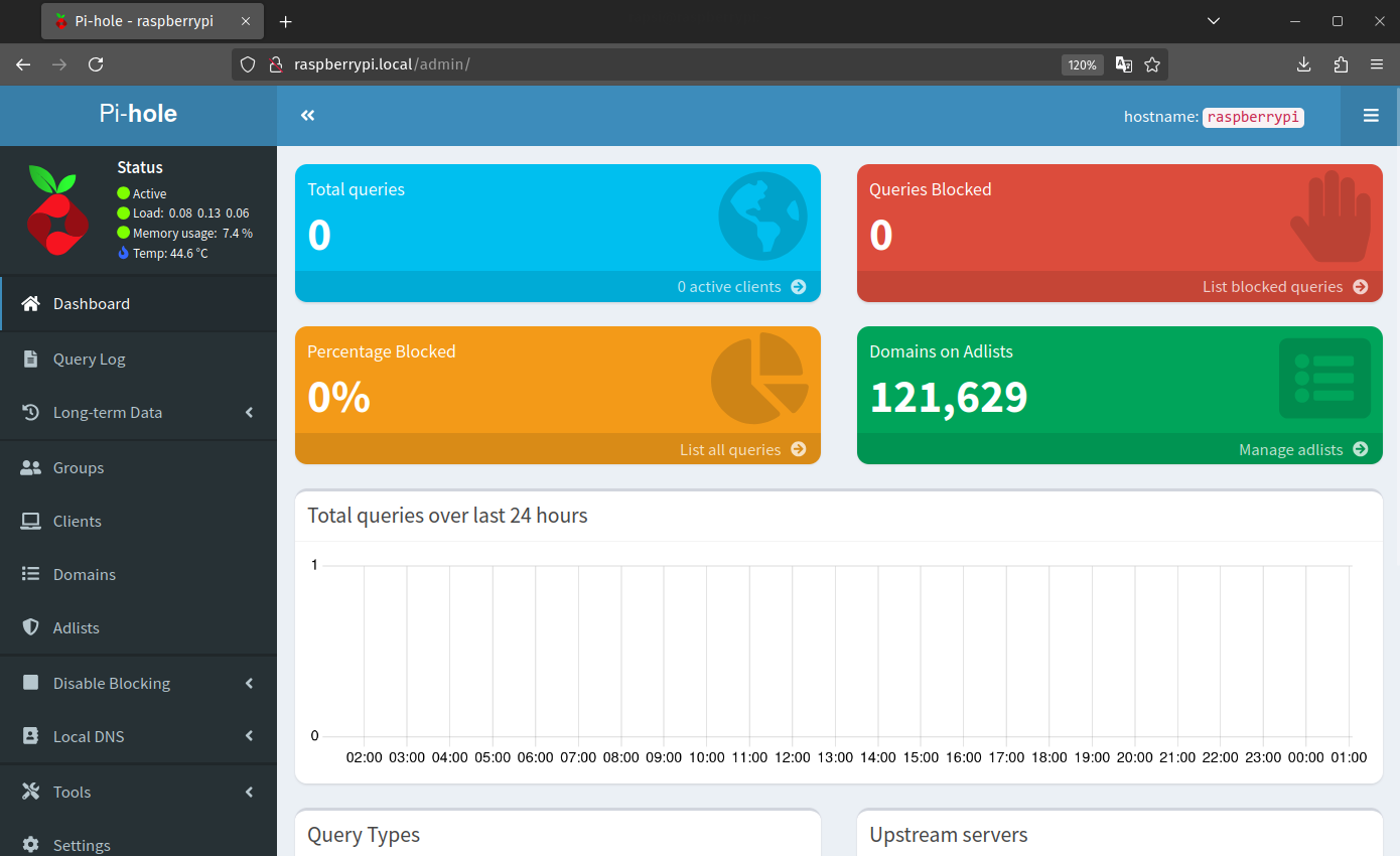 Pi-Hole Web Admin page